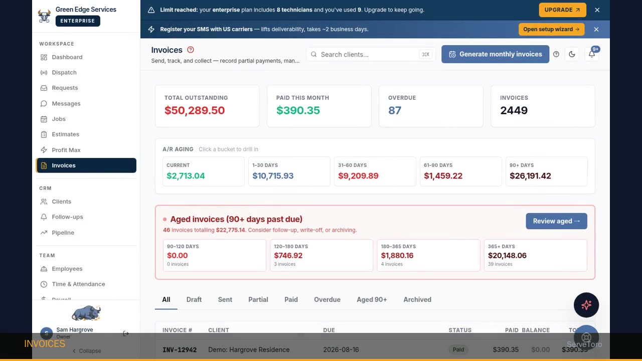 Invoicing & payments